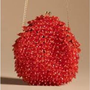 Anthropologie beaded crossbody purse